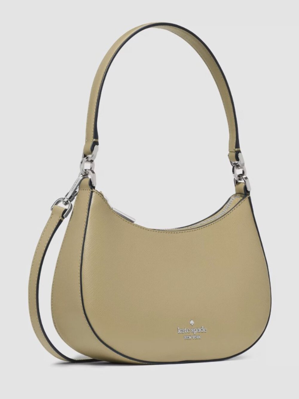 New Kate Spade Paige Shoulder Bag Saffiano Leather Elm